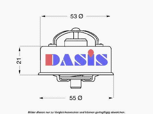 AKS DASIS Termostaatti, jäähdytysneste 750416N